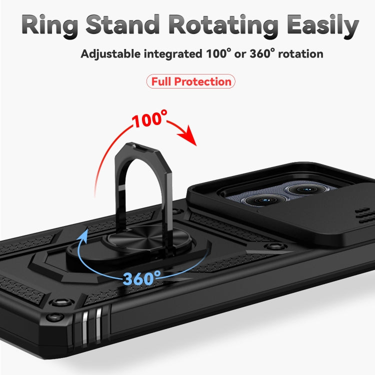 For Motorola Edge 5G 2024 Sliding Camshield Holder Phone Case
