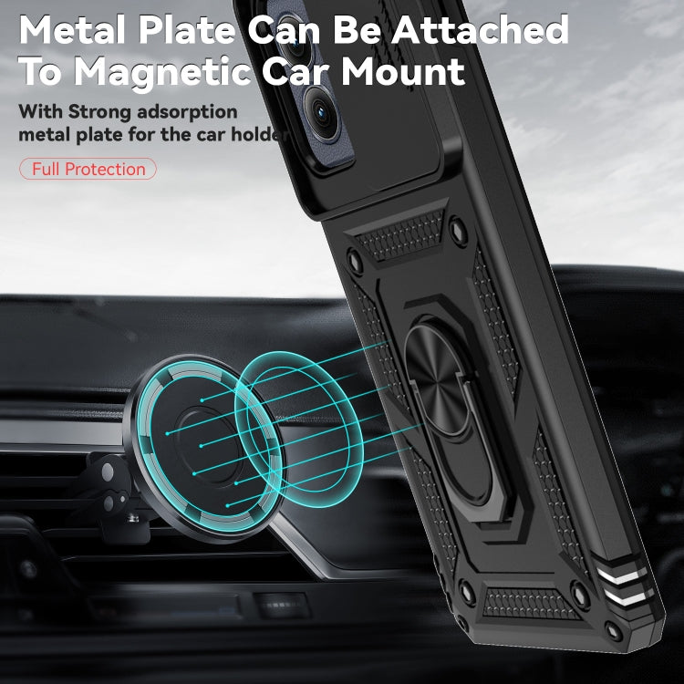 For Motorola Edge 5G 2024 Sliding Camshield Holder Phone Case