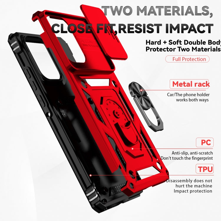 For Motorola Edge 5G 2024 Sliding Camshield Holder Phone Case