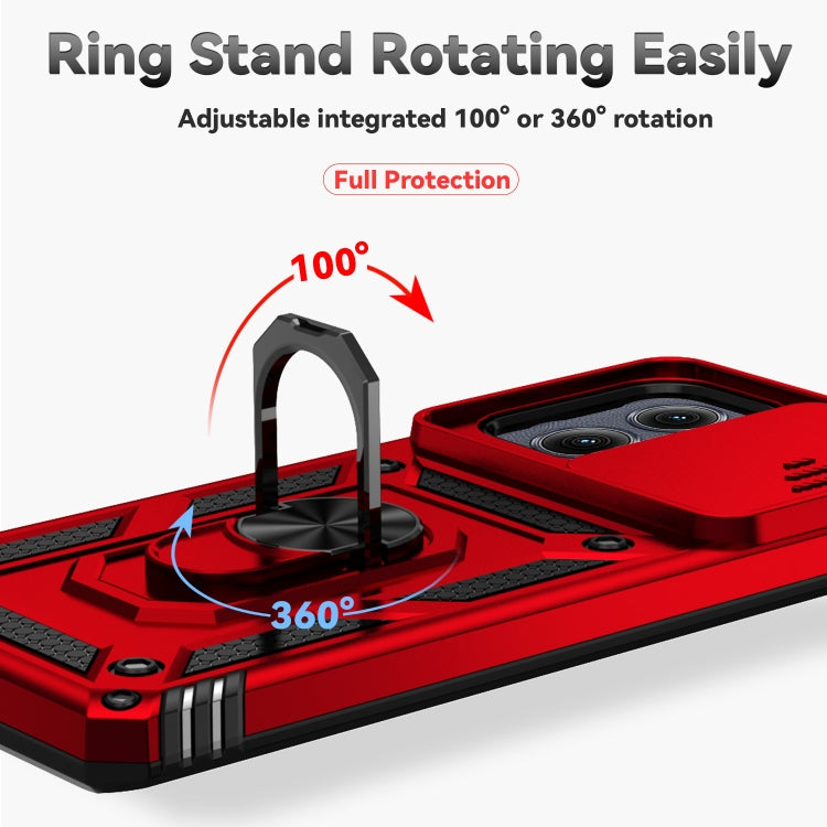 For Motorola Edge 5G 2024 Sliding Camshield Holder Phone Case