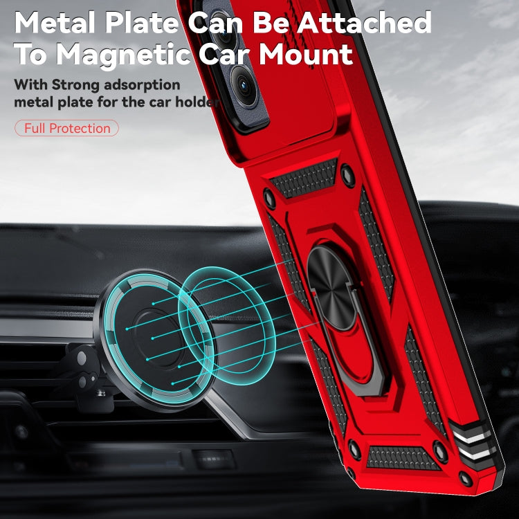 For Motorola Edge 5G 2024 Sliding Camshield Holder Phone Case