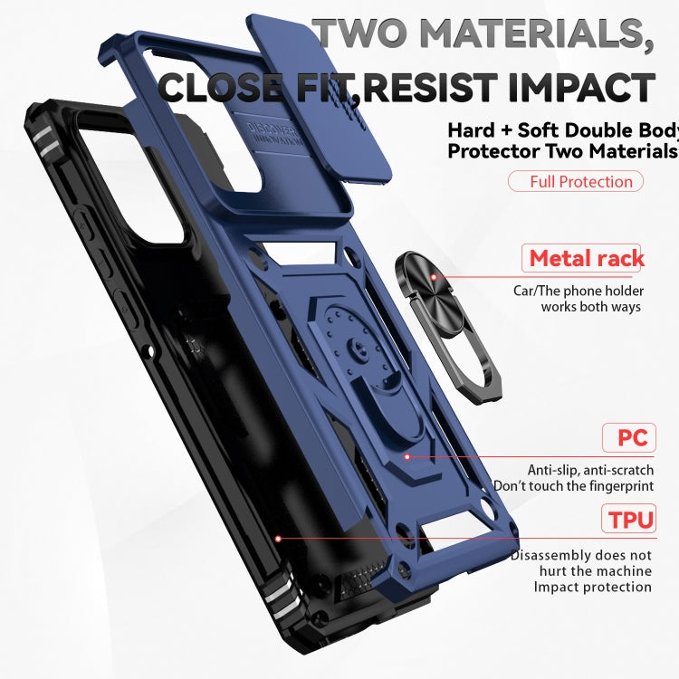 For Motorola Edge 5G 2024 Sliding Camshield Holder Phone Case