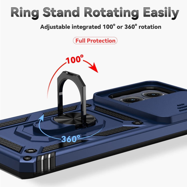 For Motorola Edge 5G 2024 Sliding Camshield Holder Phone Case