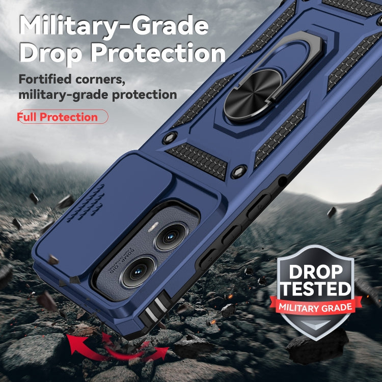 For Motorola Edge 5G 2024 Sliding Camshield Holder Phone Case