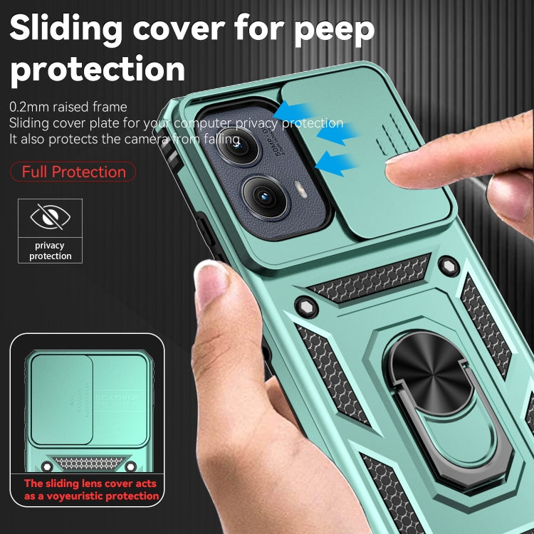 For Motorola Edge 5G 2024 Sliding Camshield Holder Phone Case