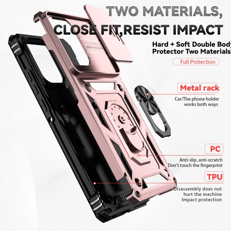 For Motorola Edge 5G 2024 Sliding Camshield Holder Phone Case