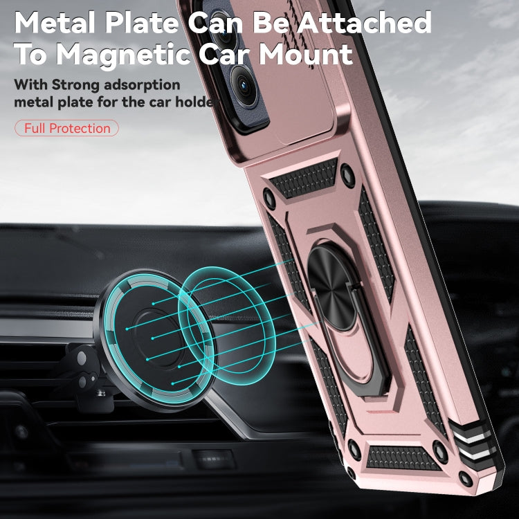 For Motorola Edge 5G 2024 Sliding Camshield Holder Phone Case