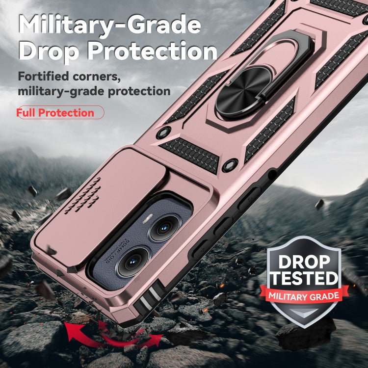 For Motorola Edge 5G 2024 Sliding Camshield Holder Phone Case