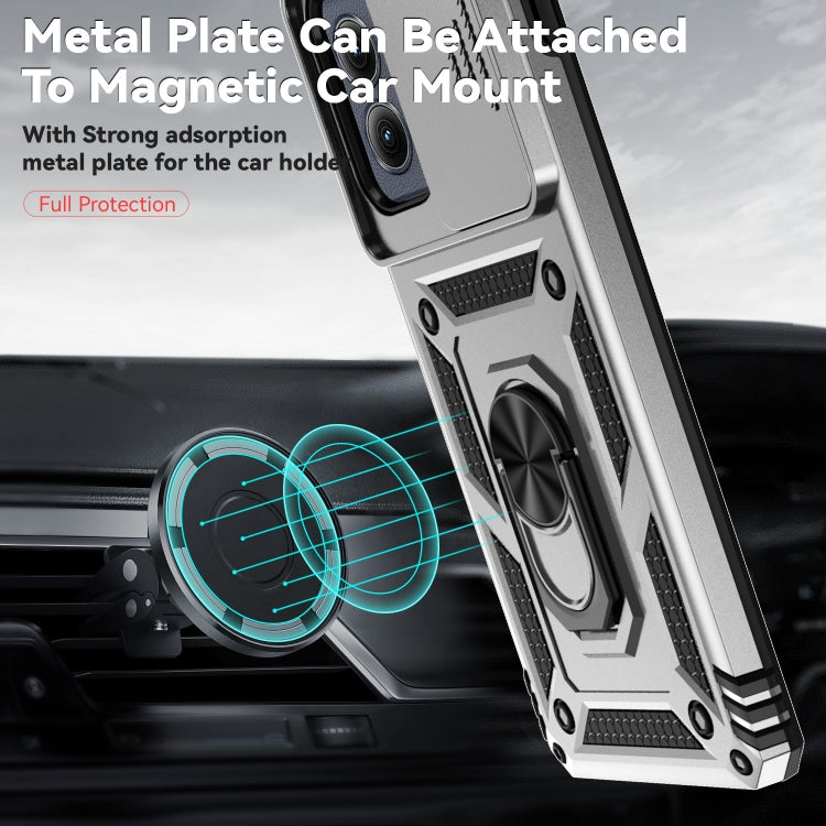 For Motorola Edge 5G 2024 Sliding Camshield Holder Phone Case