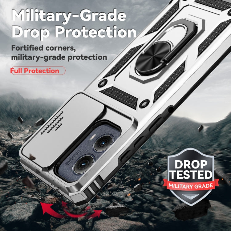 For Motorola Edge 5G 2024 Sliding Camshield Holder Phone Case