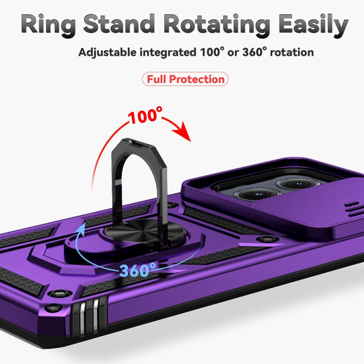 For Motorola Edge 5G 2024 Sliding Camshield Holder Phone Case