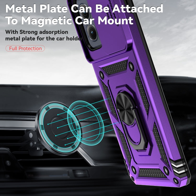 For Motorola Edge 5G 2024 Sliding Camshield Holder Phone Case