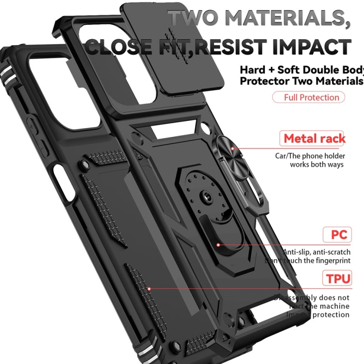 For Motorola Moto G 5G 2025 Sliding Camshield Holder Phone Case