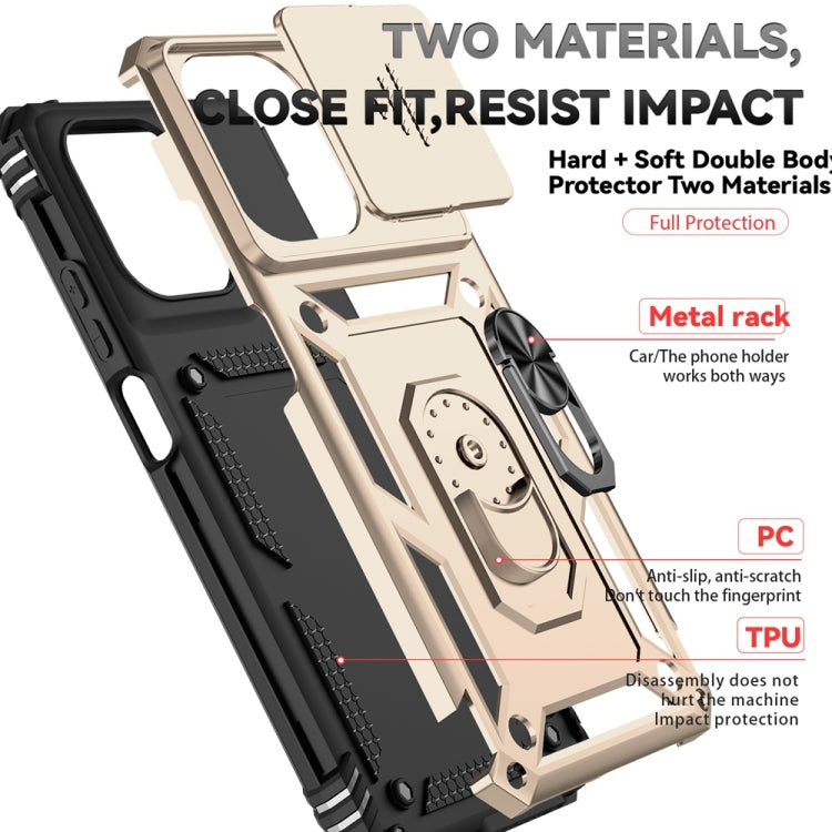 For Motorola Moto G 5G 2025 Sliding Camshield Holder Phone Case