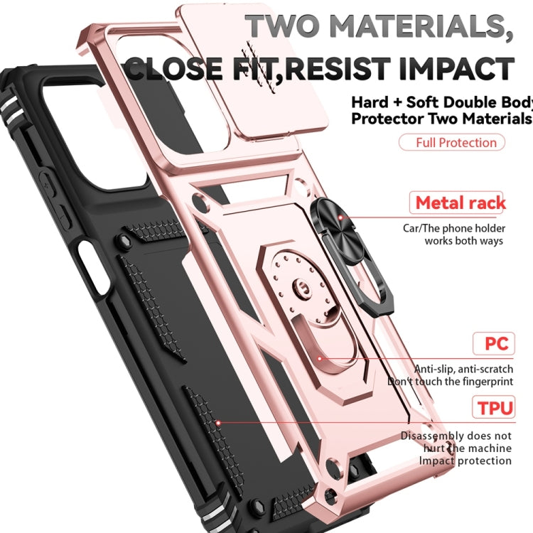 For Motorola Moto G 5G 2025 Sliding Camshield Holder Phone Case