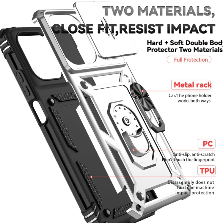 For Motorola Moto G 5G 2025 Sliding Camshield Holder Phone Case