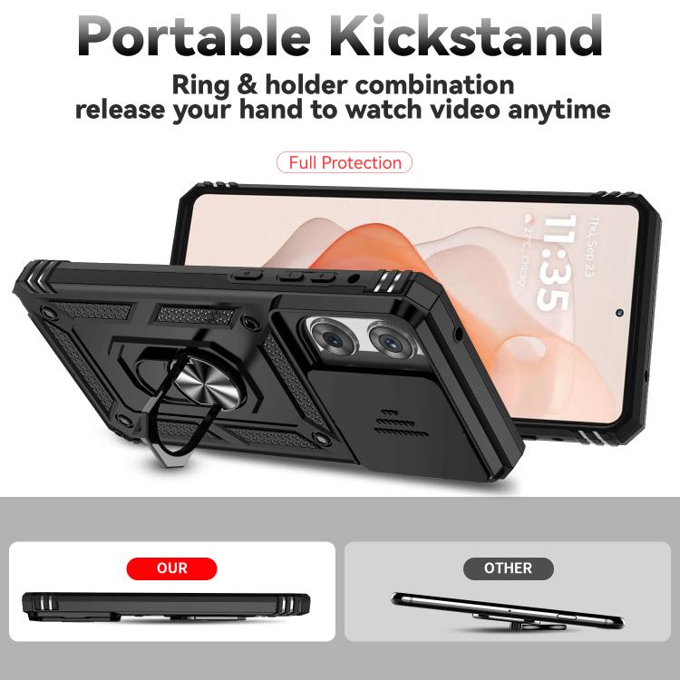 For Motorola Moto G Stylus 5G 2025 Sliding Camshield Holder Phone Case