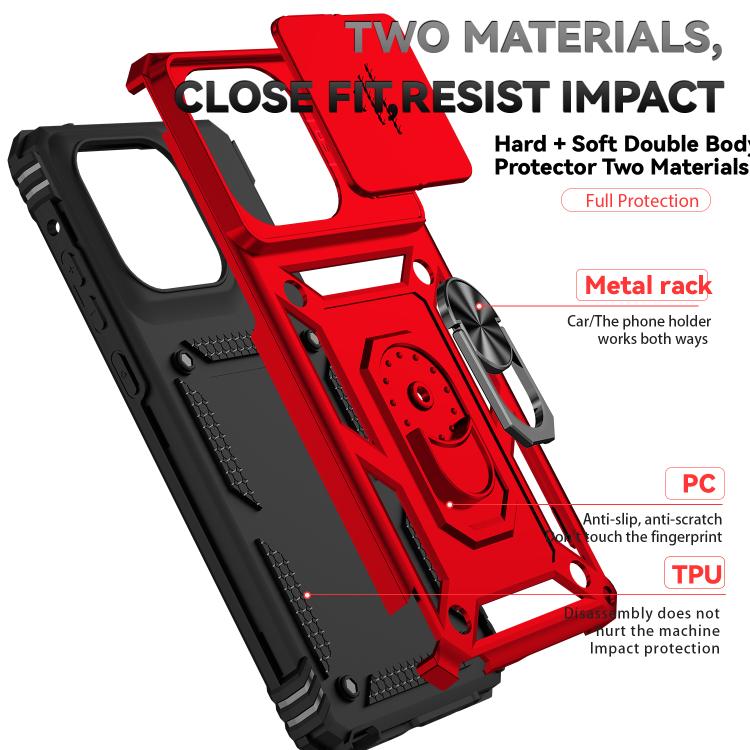 For Motorola Moto G Stylus 5G 2025 Sliding Camshield Holder Phone Case
