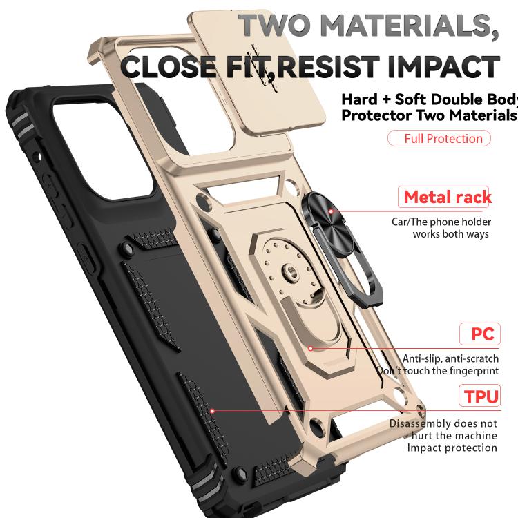 For Motorola Moto G Stylus 5G 2025 Sliding Camshield Holder Phone Case