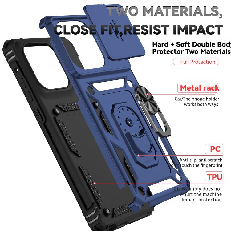 For Motorola Moto G Stylus 5G 2025 Sliding Camshield Holder Phone Case