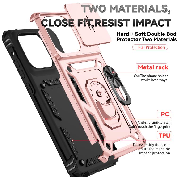 For Motorola Moto G Stylus 5G 2025 Sliding Camshield Holder Phone Case