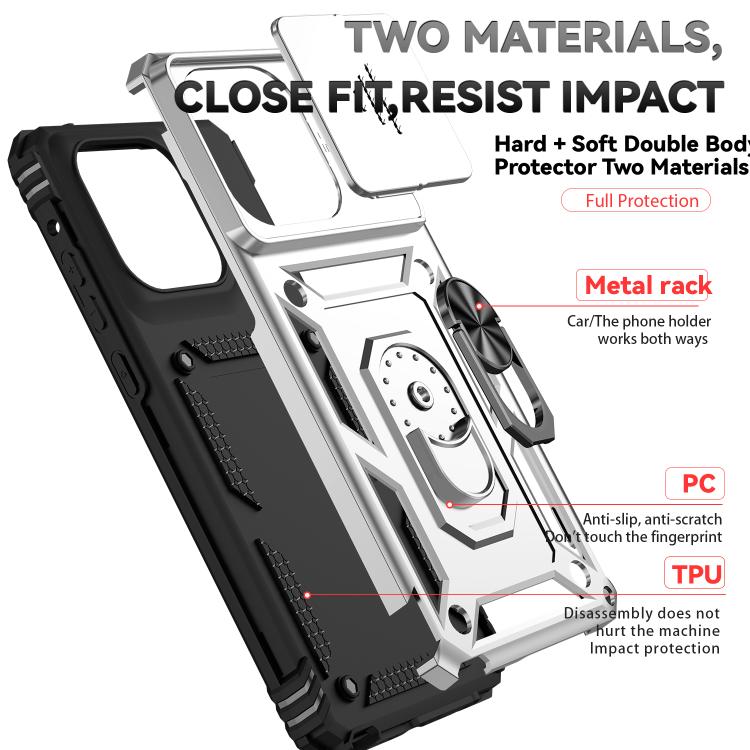 For Motorola Moto G Stylus 5G 2025 Sliding Camshield Holder Phone Case