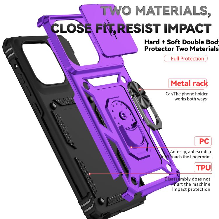 For Motorola Moto G Stylus 5G 2025 Sliding Camshield Holder Phone Case