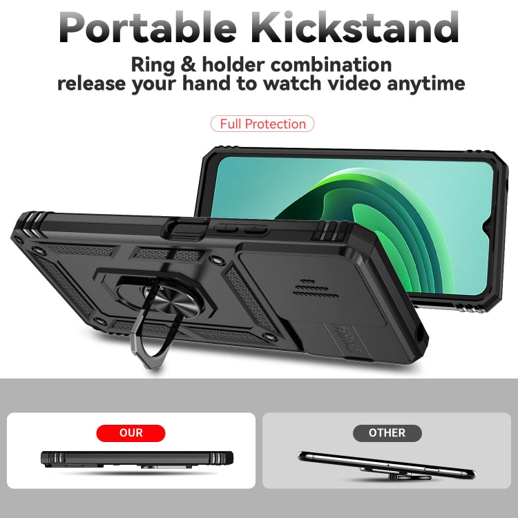 For Xiaomi Redmi 13C Sliding Camshield Holder Phone Case
