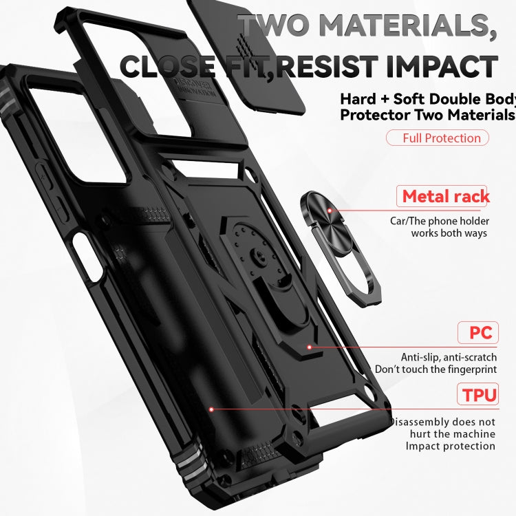 For Xiaomi Redmi 13C Sliding Camshield Holder Phone Case