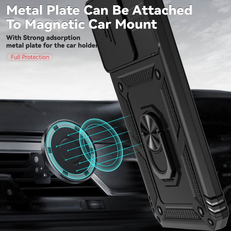 For Xiaomi Redmi 13C Sliding Camshield Holder Phone Case