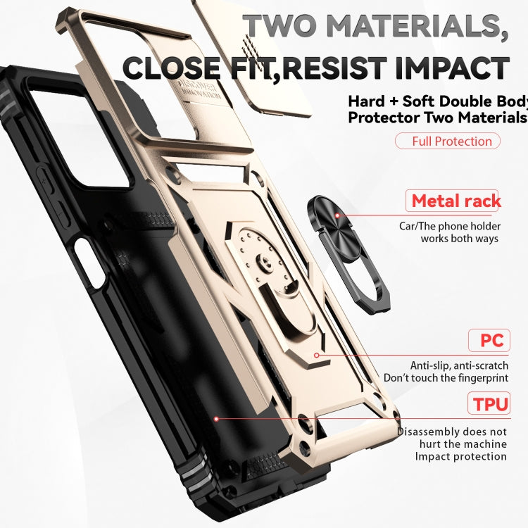 For Xiaomi Redmi 13C Sliding Camshield Holder Phone Case