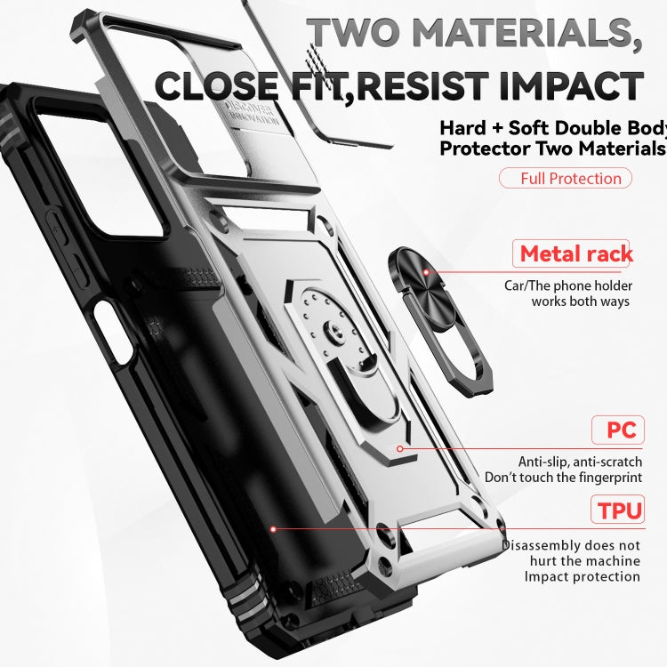 For Xiaomi Redmi 13C Sliding Camshield Holder Phone Case