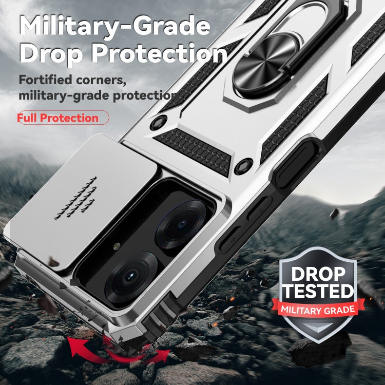 For Xiaomi Redmi 13C Sliding Camshield Holder Phone Case