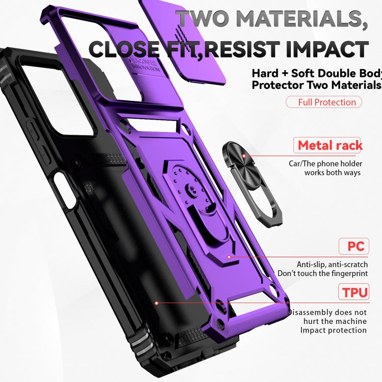 For Xiaomi Redmi 13C Sliding Camshield Holder Phone Case