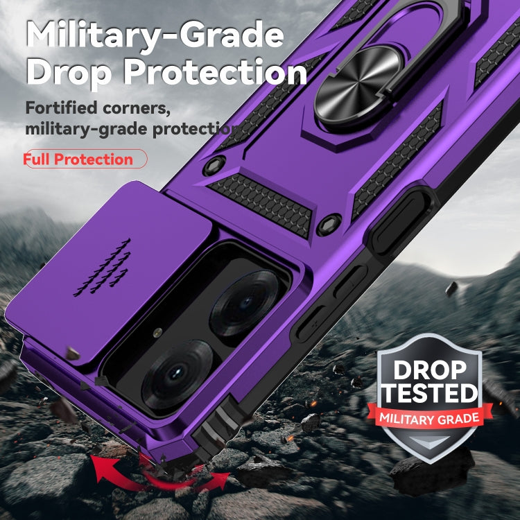 For Xiaomi Redmi 13C Sliding Camshield Holder Phone Case