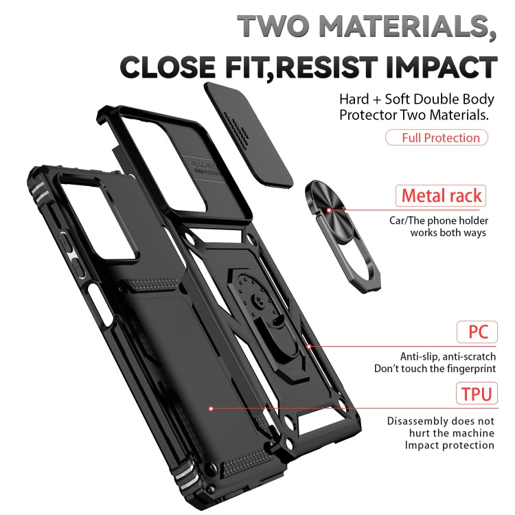 For Xiaomi Redmi Note 12 Pro 5G Global Sliding Camshield Holder Phone Case