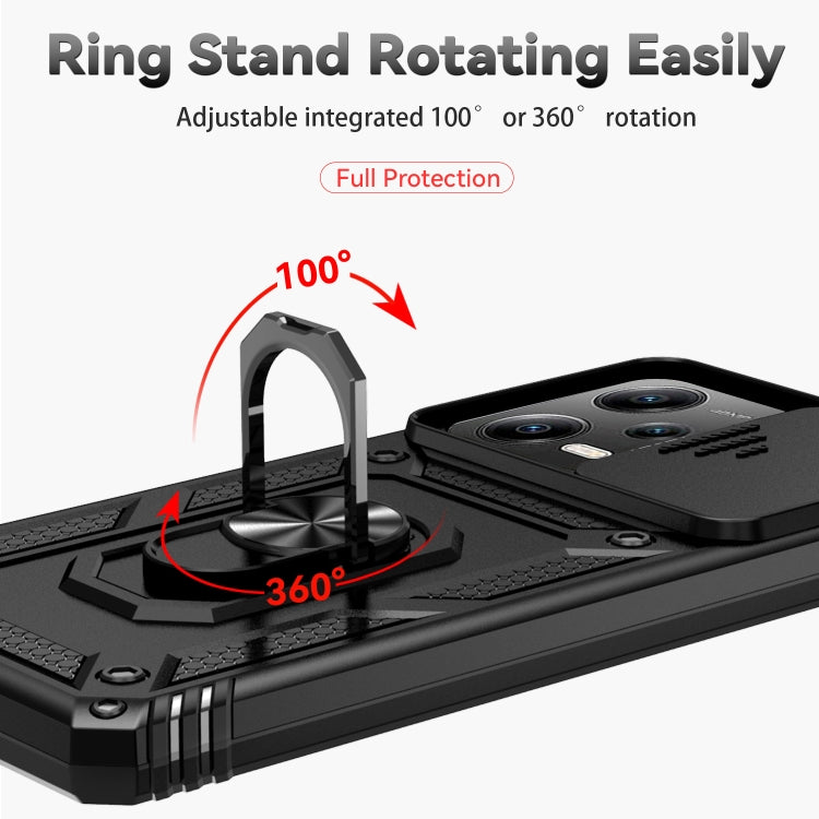 For Xiaomi Redmi Note 12 Pro 5G Global Sliding Camshield Holder Phone Case