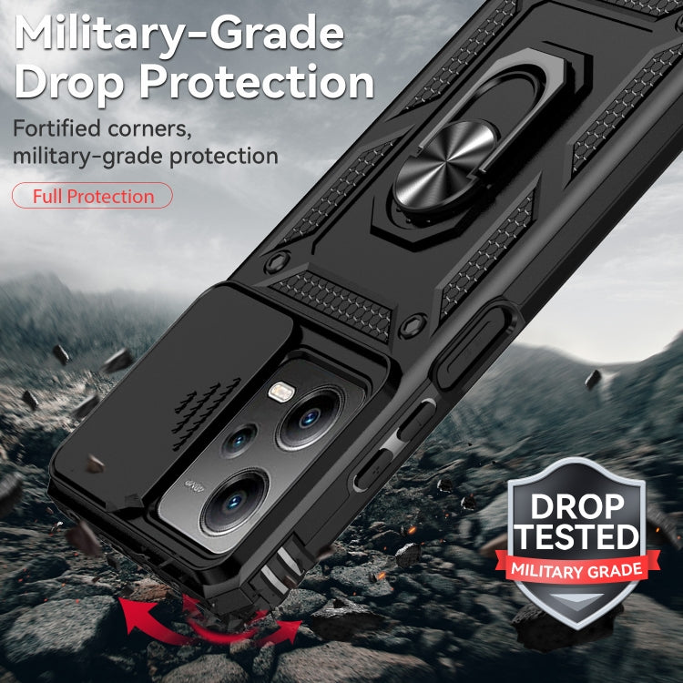 For Xiaomi Redmi Note 12 Pro 5G Global Sliding Camshield Holder Phone Case
