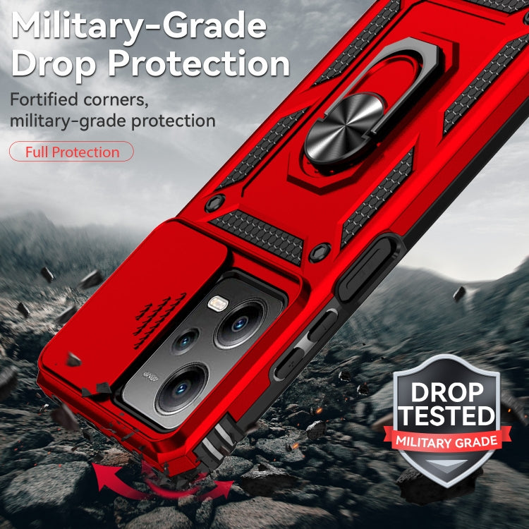 For Xiaomi Redmi Note 12 Pro 5G Global Sliding Camshield Holder Phone Case