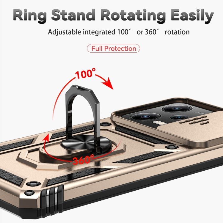 For Xiaomi Redmi Note 12 Pro 5G Global Sliding Camshield Holder Phone Case