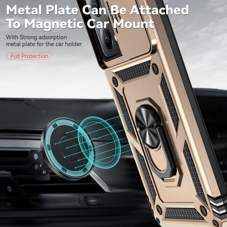 For Xiaomi Redmi Note 12 Pro 5G Global Sliding Camshield Holder Phone Case