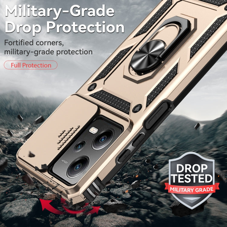 For Xiaomi Redmi Note 12 Pro 5G Global Sliding Camshield Holder Phone Case
