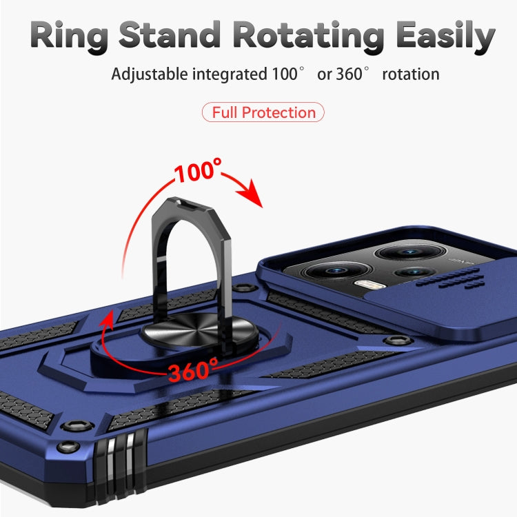For Xiaomi Redmi Note 12 Pro 5G Global Sliding Camshield Holder Phone Case