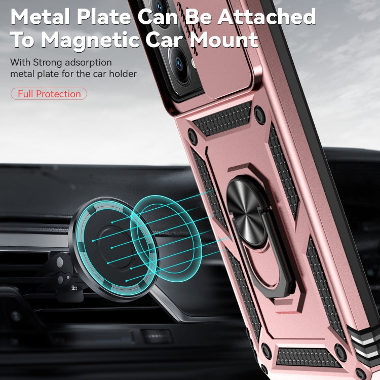 For Xiaomi Redmi Note 12 Pro 5G Global Sliding Camshield Holder Phone Case