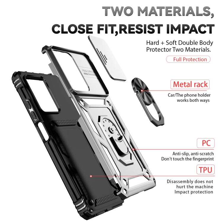 For Xiaomi Redmi Note 12 Pro 5G Global Sliding Camshield Holder Phone Case