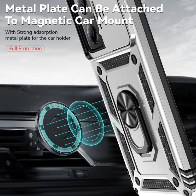 For Xiaomi Redmi Note 12 Pro 5G Global Sliding Camshield Holder Phone Case