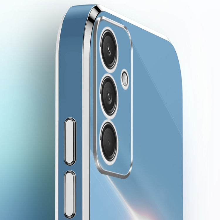 For Samsung Galaxy M55 XINLI Straight Edge 6D Electroplate TPU Phone Case