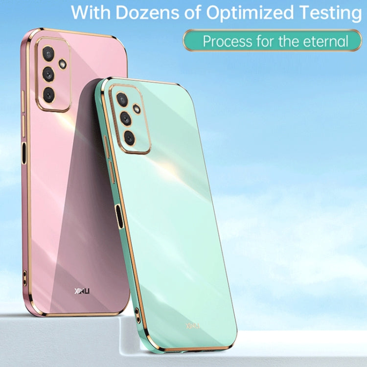 For Samsung Galaxy M23 XINLI Straight Edge 6D Electroplate TPU Phone Case