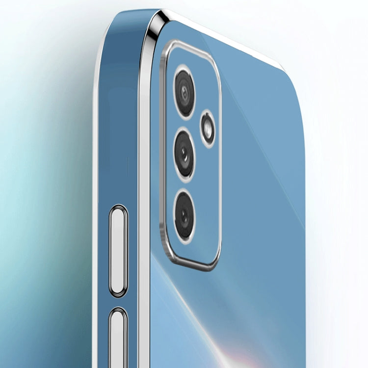 For Samsung Galaxy M23 XINLI Straight Edge 6D Electroplate TPU Phone Case with Ring Holder