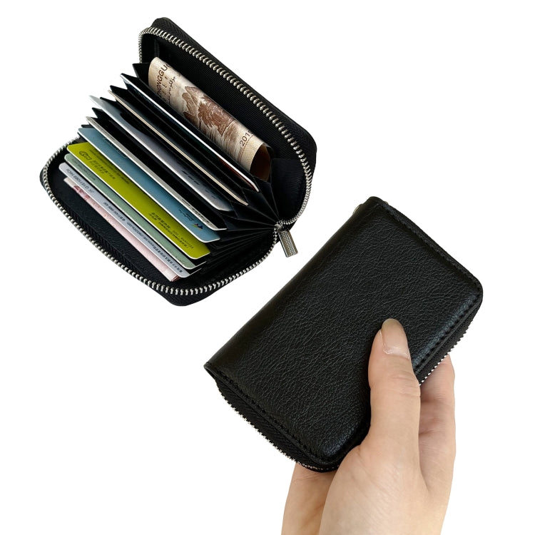 For Google Pixel 7a Solid Color Zipper 11-Card Slots Bag Phone Case with Lanyard